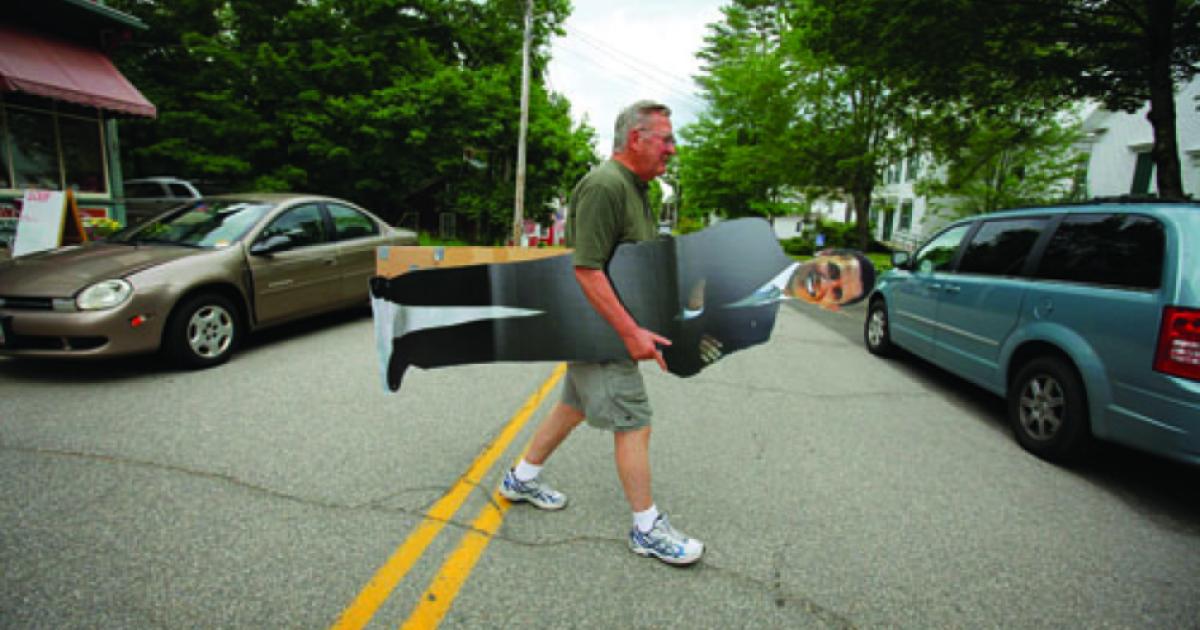 New Hampshire voter John Hogan