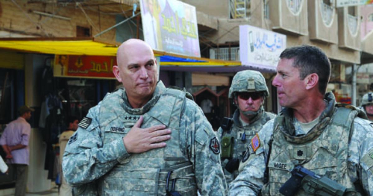 General Ray Odierno and Army officer Joseph McGee