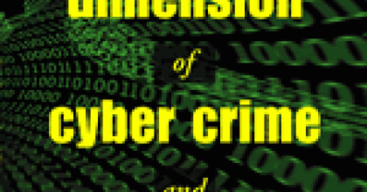 The Transnational Dimension of Cyber Crime and Terrorism