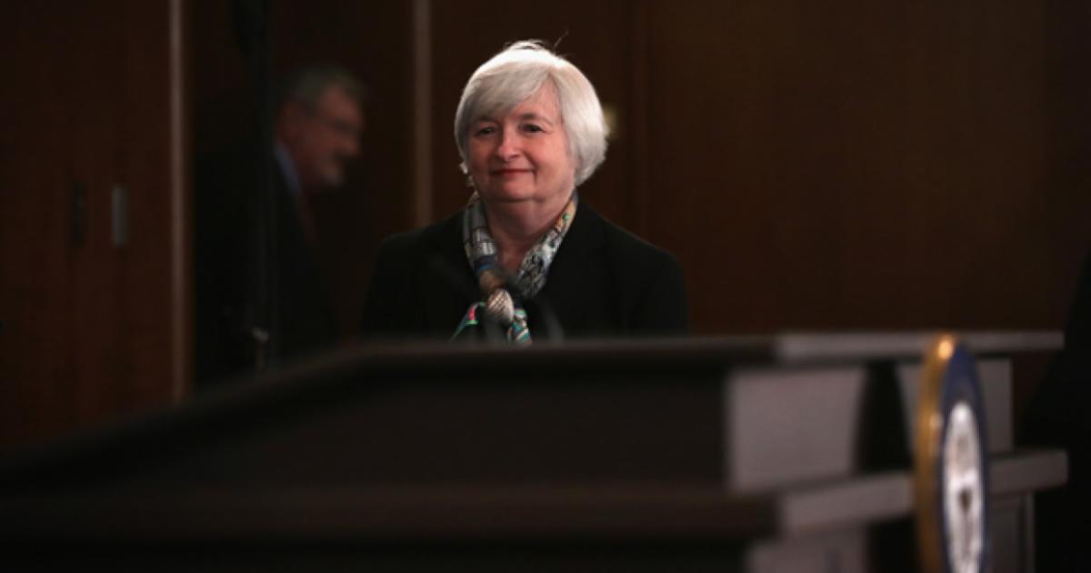 Federal Reserve chair Janet Yellen.