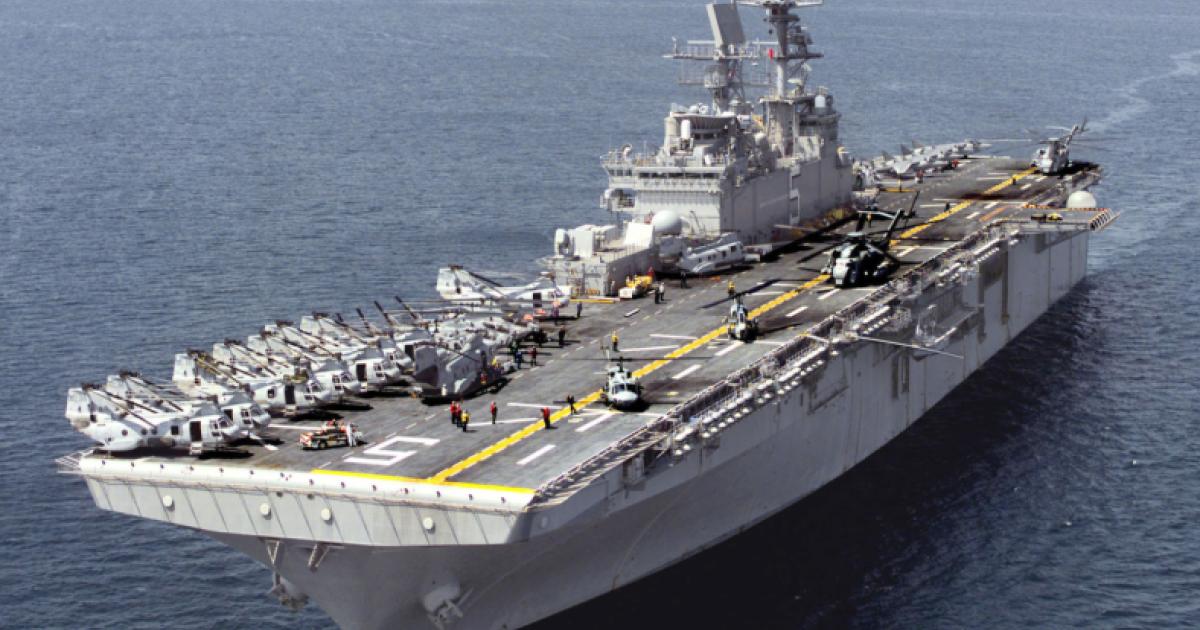 USS Bataan (LHD-5), a Wasp-class amphibious assault ship.