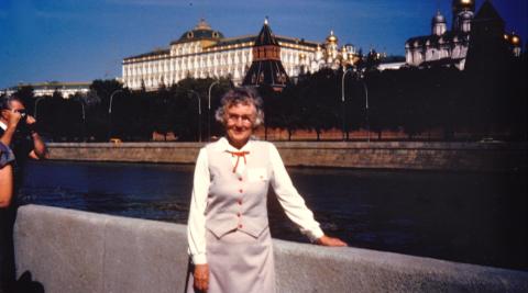 Dorothy Kilian in Moscow, 1986