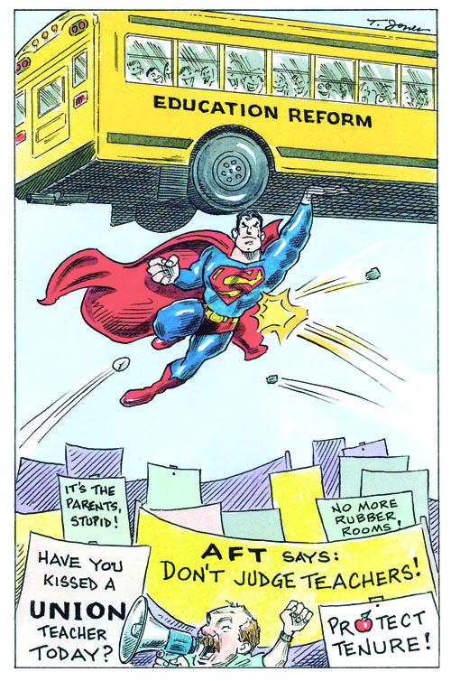 Education Reform Superman