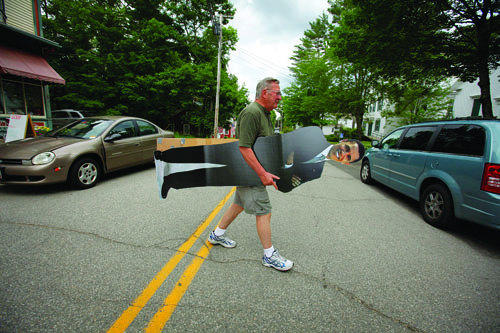 New Hampshire voter John Hogan