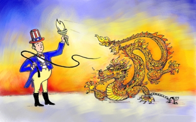 America and China as rising powers