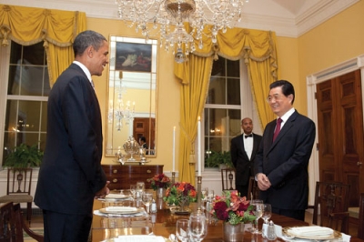 President Obama and President Hu Jintao of China